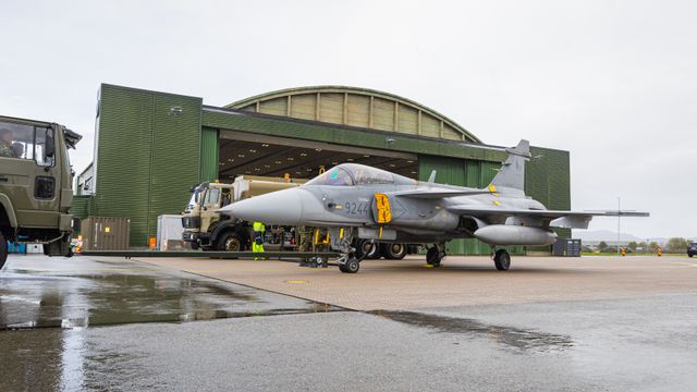 Sverige ønsker fortsatt å donere Jas Gripen til Ukraina