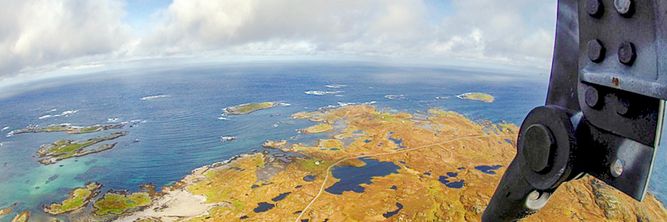Illustrasjon av Sjønasjonen Norge navigerer i blinde