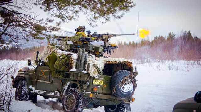Forsvaret testet 5G under Joint Viking