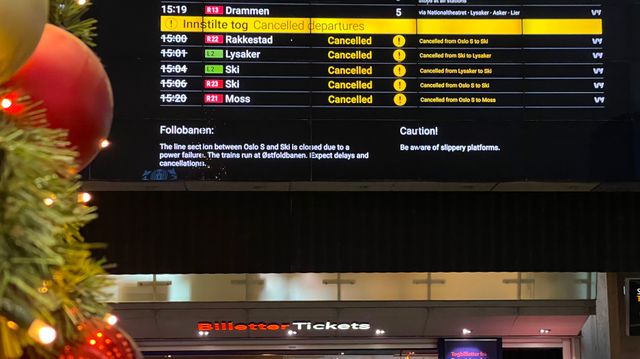 Jernbanetilsynet med flere anbefalinger etter togkaos – fant ikke regelbrudd