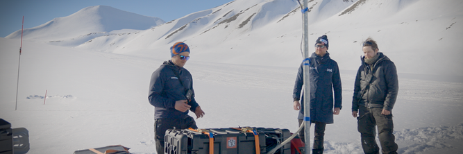 Illustrasjon av – Takler det teknologiske utstyret Svalbard, takler det alt