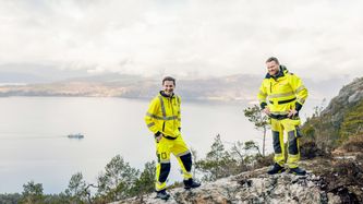 Illustrasjon av Nordic Mining vil utvinne kvarts til databrikker