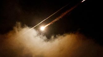 Illustrasjon av Iran skal ha brukt en ny missiltype mot Israel