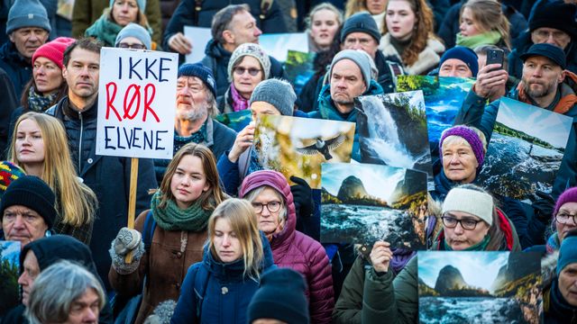 Stortinget stemte for å åpne for kraftutbygging i vernede vassdrag