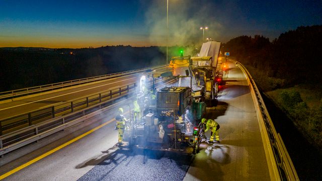 I år skal Vegvesenet legge asfalt for 1400 mill.