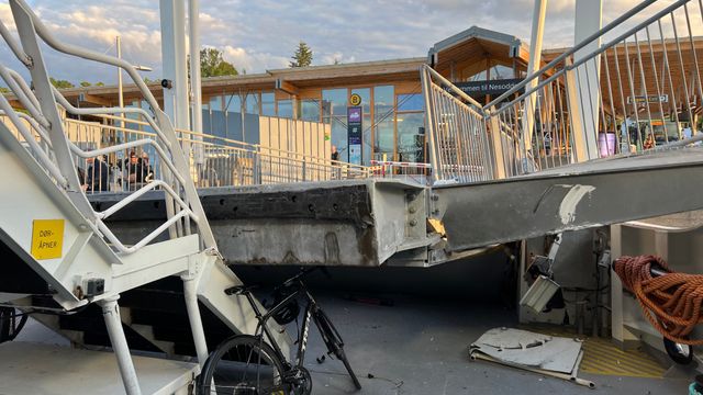 Fergekollisjon: Satt i gang gransking