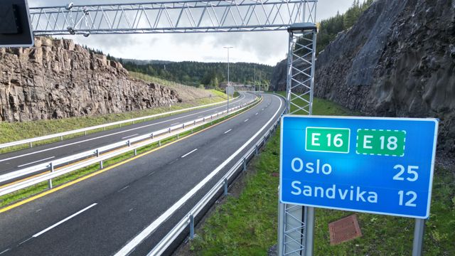 E16 Bjørum-Skaret åpner tirsdag 16. desember