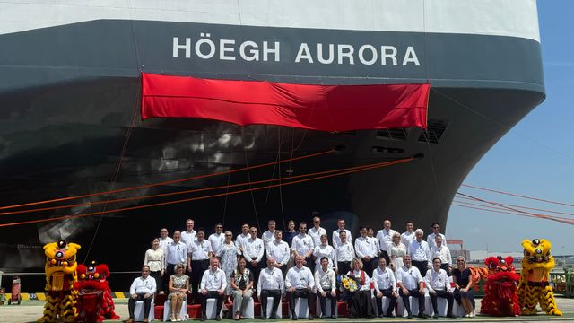 Døper «verdens mest miljøvennlige» bilskip