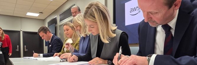 Illustrasjon av Første kontrakt signert i statens gigant-skyavtale