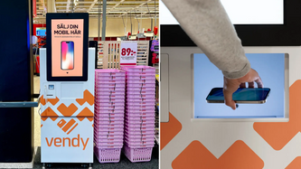 Illustrasjon av Her kan du «pante» din gamle mobil og få betalt med en gang