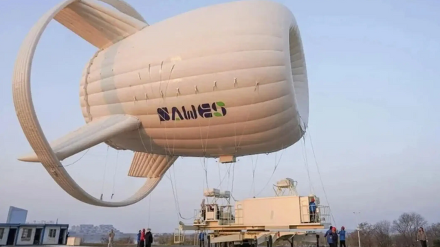 Luftskip med vindturbin skal levere strøm fra 1500 meters høyde