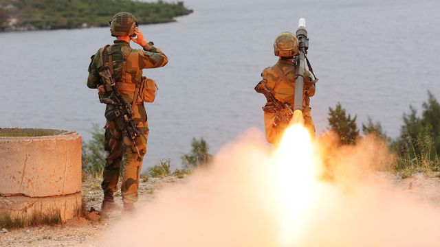 Her skyter Hæren skarpt med manpads for første gang