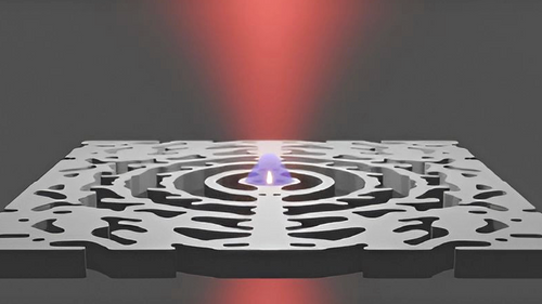 Illustrasjon av «Banebrytende nanolaser» står overfor flere store utfordringer