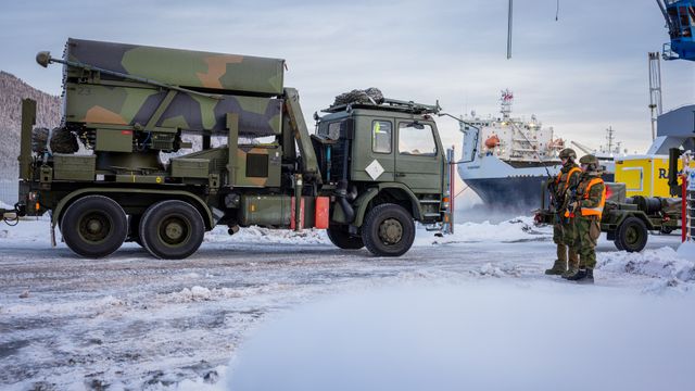 Krig i Europa og nye trusler har doblet eksport av norsk forsvarsmateriell
