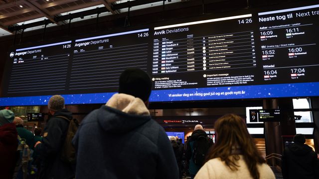 Jernbanetilsynet skal granske togstansen 1. juledag