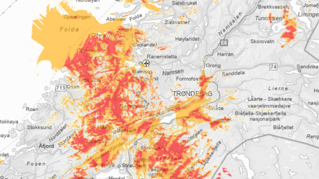 Orkanen slo ut strøm og mobilnett i Trøndelag