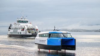 Illustrasjon av Tekniske problemer for Candela – elfergen Nova tatt ut av trafikk