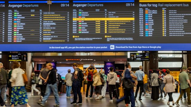 Norske tog har vært mer enn 18.000 timer forsinket så langt i år