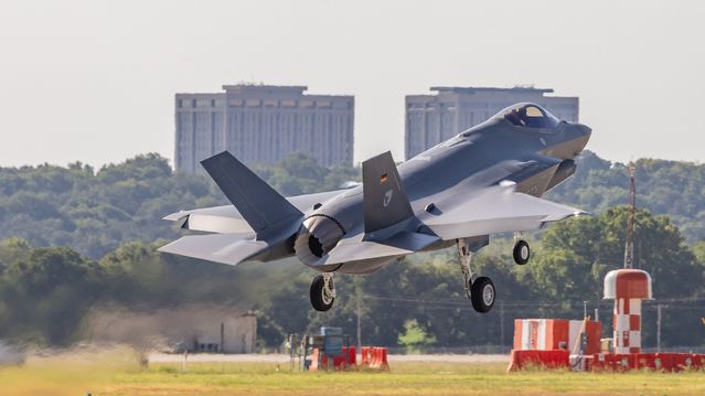 Tysklands første F-35 la ut på sin jomfrutur