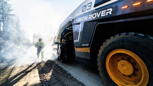 Illustrasjon av Ruster opp vei med denne ubemannede, norske maskinen