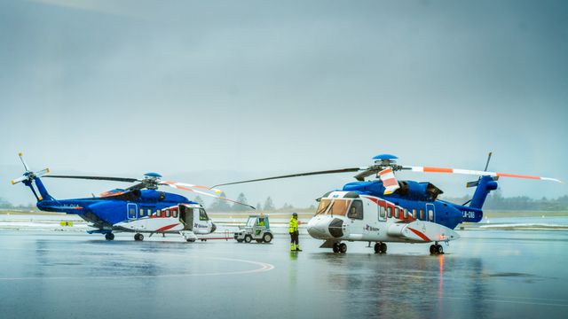 42 norske offshore-helikoptre kan bli satt på bakken