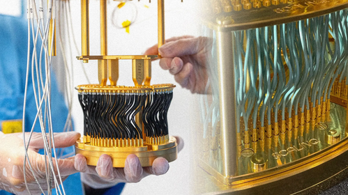 Illustrasjon av Pengene regner over kvante­teknologien – her er ti utfordrere