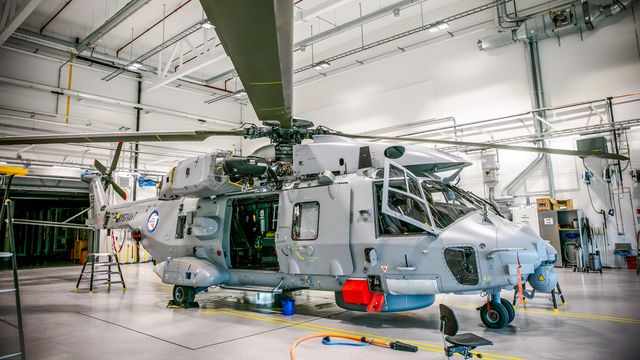Staten vil bruke 29 millioner på konsulenter for å langtidslagre NH90
