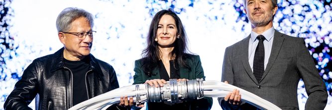 Illustrasjon av KI-superdatamaskin leter etter kunder