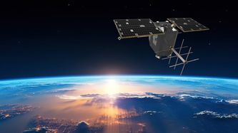 Illustrasjon av Space Norways første egenutviklede satellitt blir en flyvende lab