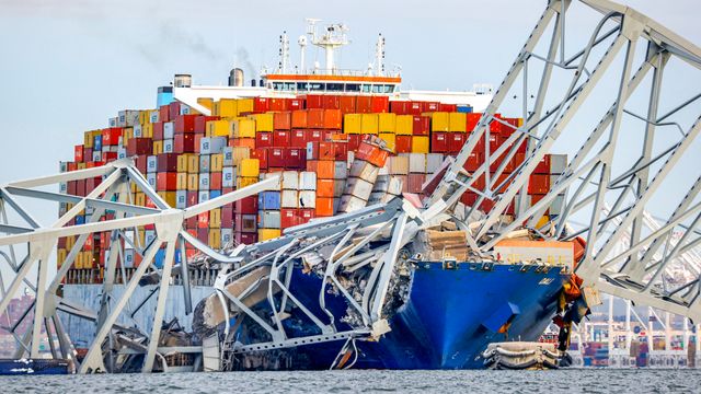 USA med milliardkrav etter skipskollisjon med bro