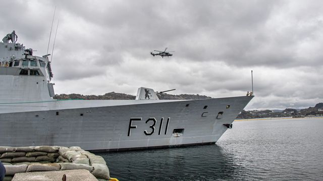 Den norske fregatten skal seile åtte måneder i Stillehavet