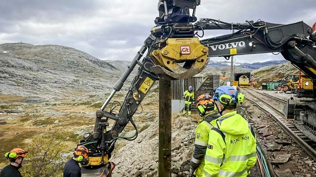 Bergensbanen: Testet ny løsning da det begynte å brenne i snøoverbygg