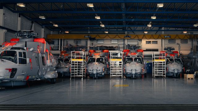 Her står helikoptre for milliarder lagret på Bardufoss