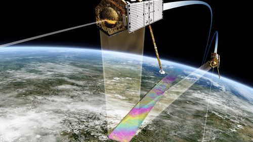 Bruker satellitter for å måle bevegelser i bakken på millimeternivå