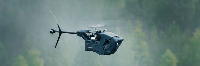 Illustrasjon av Satser på større droner etter suksessen med Black Hornet