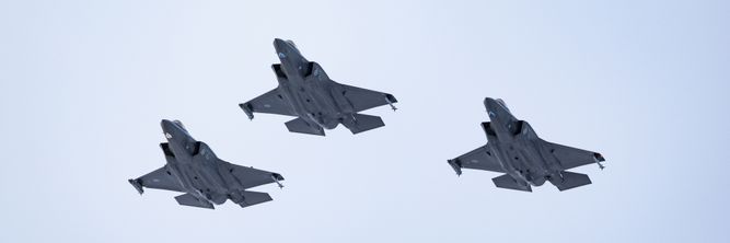 Illustrasjon av Flytter F-35 fra Ørland