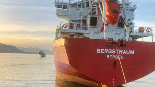 Illustrasjon av Tankskip har gått på grunn utenfor Hvaler – eksplosjon og brann om bord
