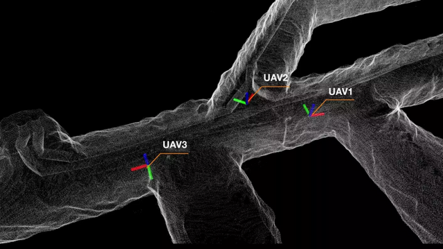 Autonome droner samarbeider om å kartlegge Kirunas mørke gruvesjakter