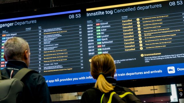 Bane Nor sviktet på alle punktlighetsmål i 2024