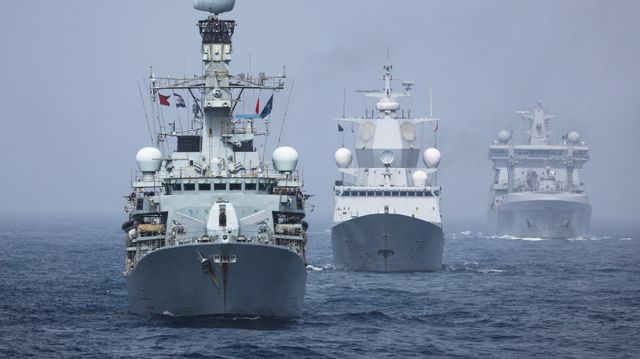 Britisk fregatt har med norske sjømålmissiler til Stillehavet