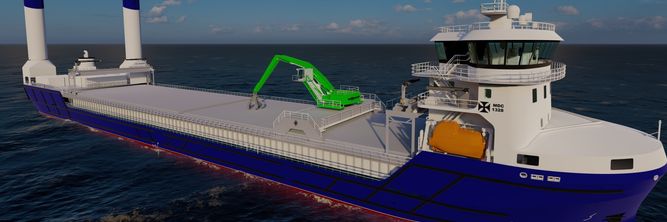 Norsk familierederi får verdens største bulkskip med batteri