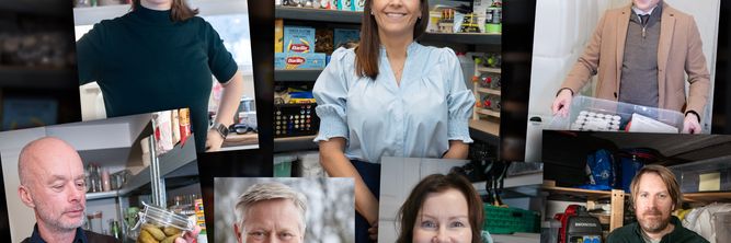 Illustrasjon av Bli med inn i sju beredskapslagre