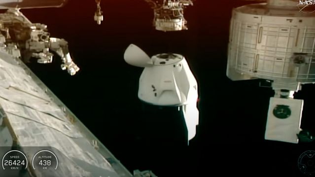 ISS-astronauter splasj-landet utenfor kysten av California