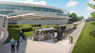 Illustrasjon av Er denne bilbanen løsningen på verdens trafikkorker?