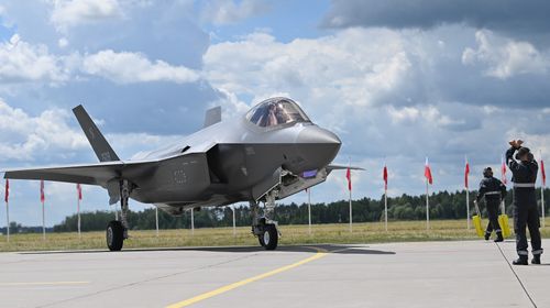 Illustrasjon av Polen vil kjøpe to skvadroner til med F-35-kampfly