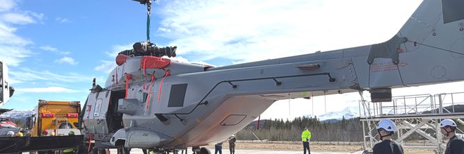 Illustrasjon av Nå blir NH90-helikoptrene hentet fra Bardufoss