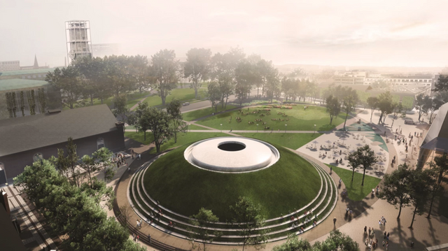 Seks meter stort hull på kjent museum gir ekstrakostnader i millionklassen