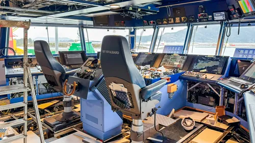 Illustrasjon av Forsvarets eneste isbryter oppgraderes for nye oppdrag