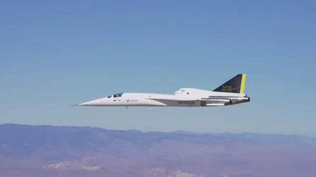 Booms overlydsprototyp har brutt lydmuren