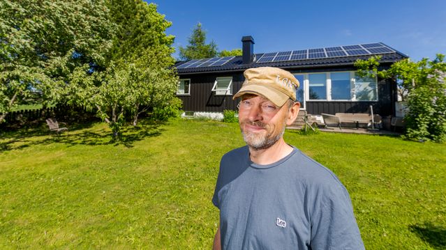 Det kan ta 39 år før solcellene til Arne Torstein er nedbetalt